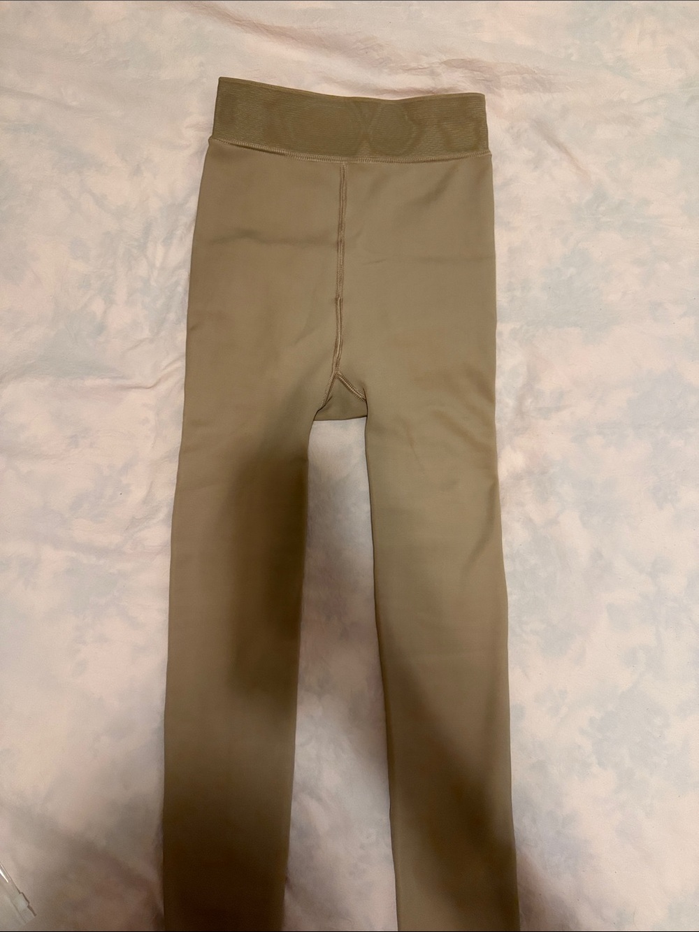 Nwot Beige warm skin color fleece tights